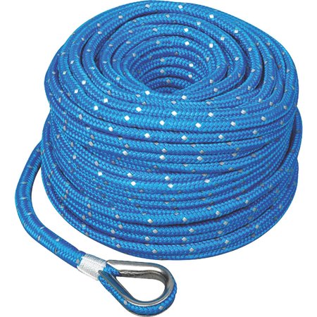 TRAC OUTDOORS T10118 Anchor Rope w/Stainless Shackle 69080